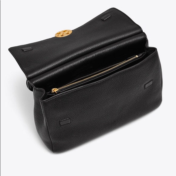 Tory Burch Chelsea flap Red shoulder bag NEW - Picture 5 of 8